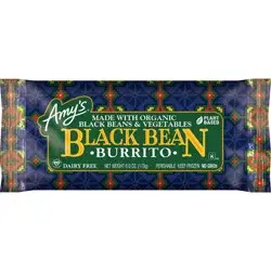 Amy's Vegan Black Bean & Vegetables Frozen Burrito - 6oz