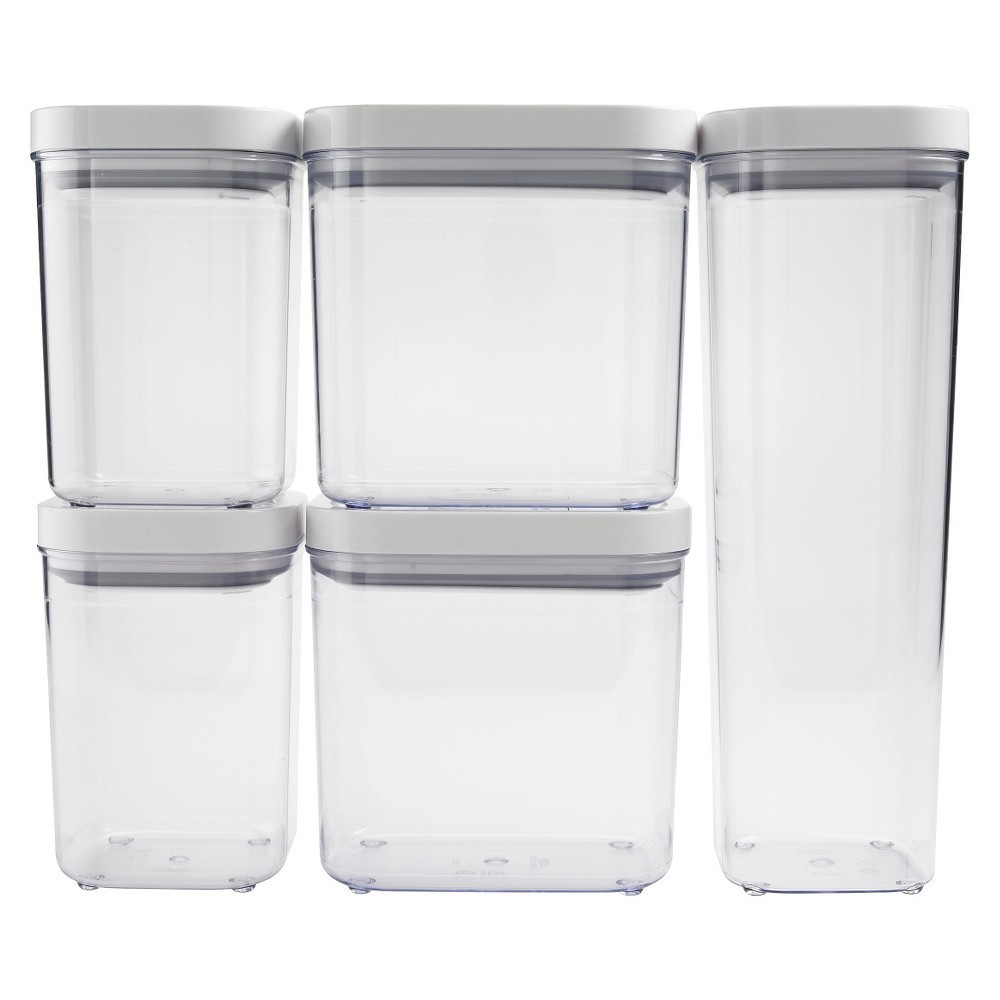 slide 2 of 5, OXO POP 5pc Airtight Food Storage Container Set, 5 ct