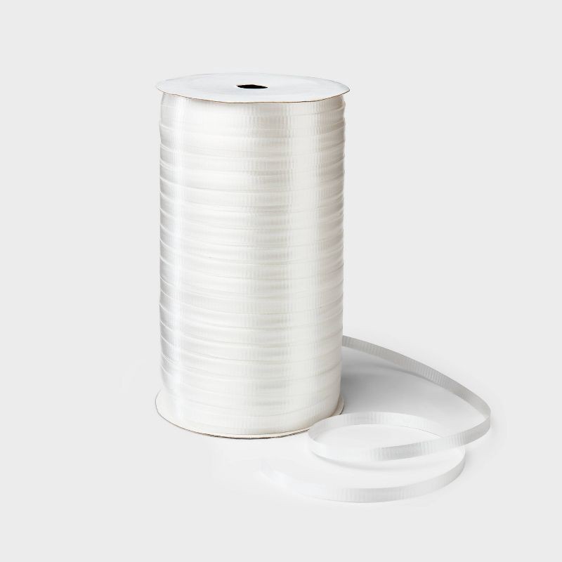 slide 1 of 3, Curl Ribbon White - Spritz™, 1 ct