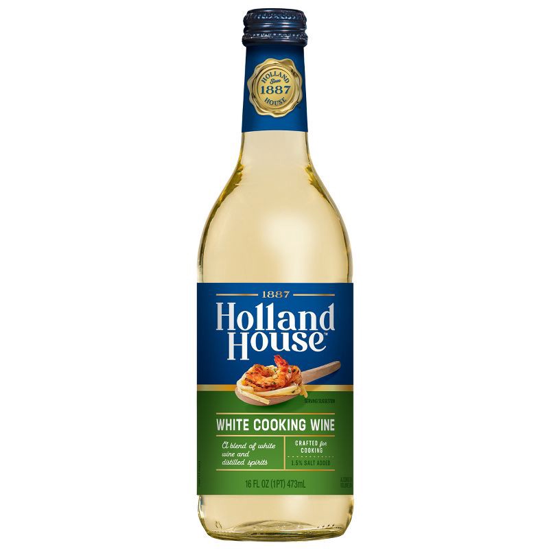slide 1 of 8, Holland House White Cooking Wine - 16 fl oz, 16 oz