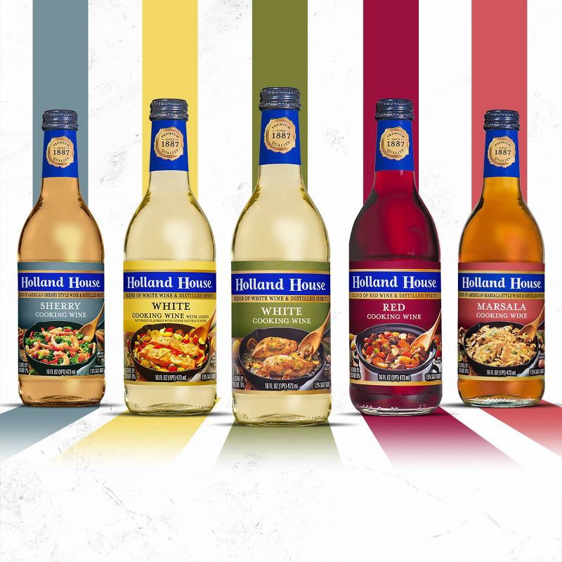 slide 8 of 8, Holland House White Cooking Wine - 16 fl oz, 16 oz