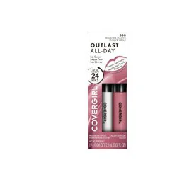 COVERGIRL Outlast All-Day Lip Color with Topcoat - Blushed Mauve 550 - 0.07 fl oz: Moisturizing, Lips, Stick