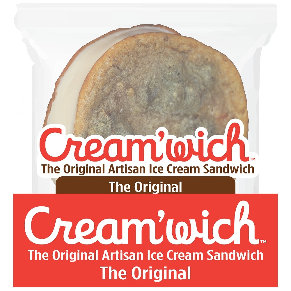 slide 1 of 1, Cream'wich The Original Ice Cream Sandwich, 5 fl oz