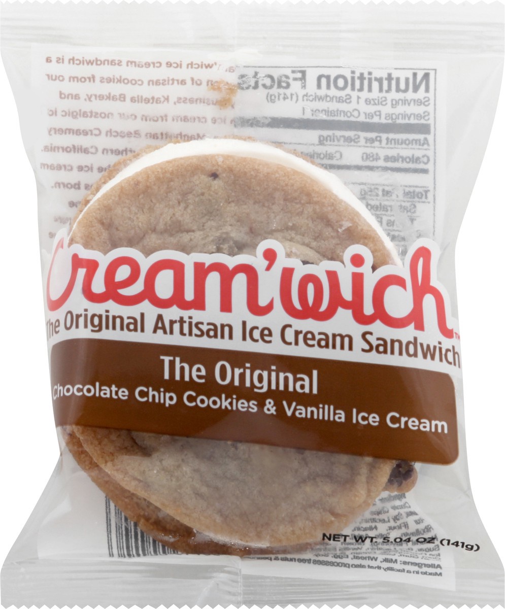 slide 4 of 9, Cream'wich The Original Ice Cream Sandwich 5.04 oz, 5.04 oz