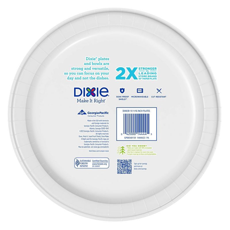 slide 6 of 8, Dixie Everyday 10 1/16" Paper Plates - 150ct, 150 ct