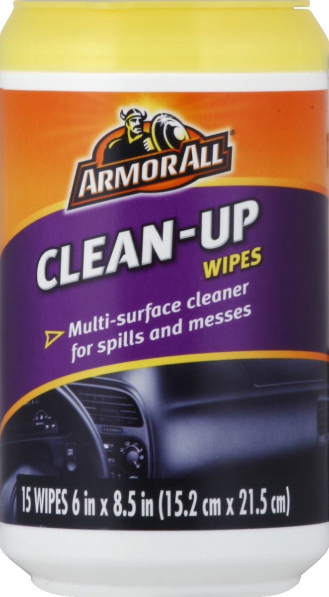 slide 1 of 4, Armor All Clean-Up Wipes 15 ea, 15 ct