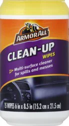 Armor All Clean-Up Wipes 15 ea