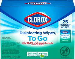 Clorox Disinfecting Wipes on the Go Fresh