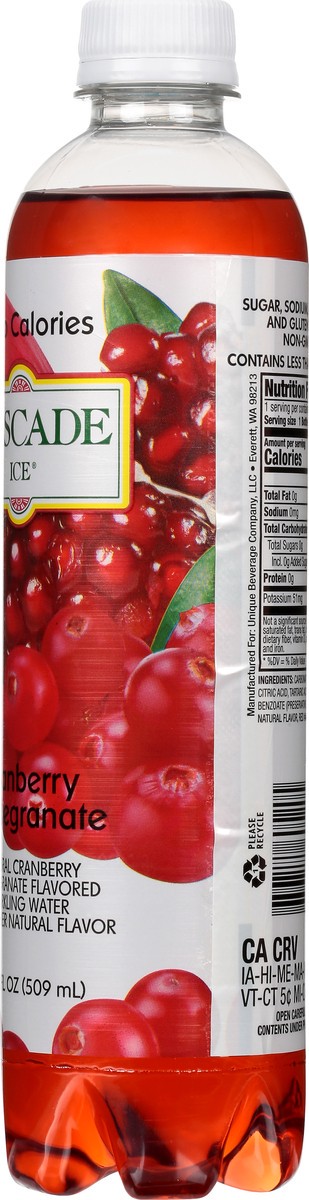 slide 10 of 12, Cascade Ice Cranberry Pomegranate Sparkling Water - 17.2 oz, 17.2 fl oz