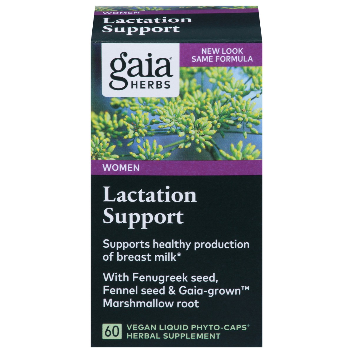 slide 1 of 1, Gaia Herbs Women Vegan Lactation Support 60 Phyto-Caps, 60 ct