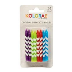 Kolorae Chevron Birthday Candles