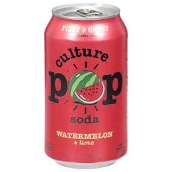 Culture Pop Watermelon & Lime Probiotic Soda 12 fl oz