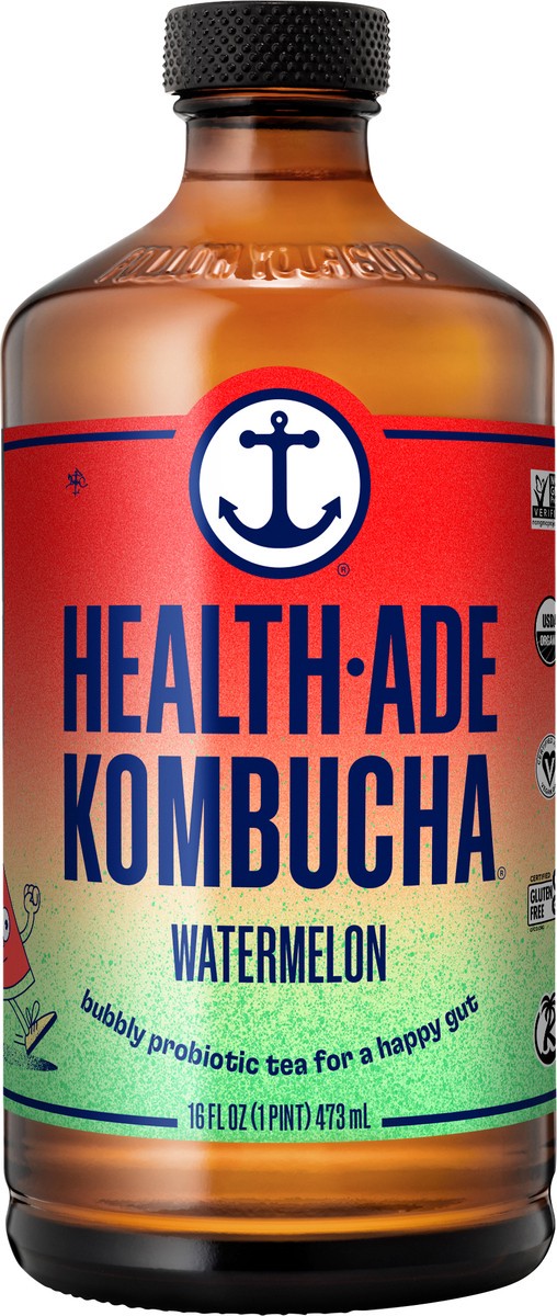 slide 2 of 4, Health-Ade Health Ade Kombucha 16oz - Watermelon, 16 fl oz