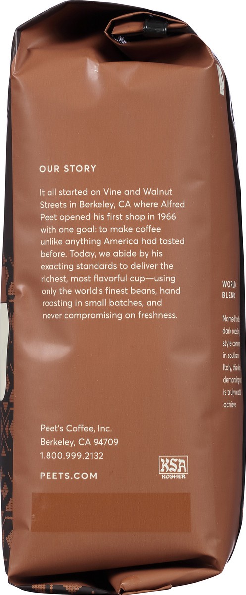 slide 7 of 9, Peet's Coffee Italian Roast Dark Roast Whole Bean Coffee Stand Up Bag - 12 oz, 12 oz