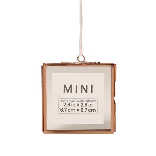 slide 1 of 3, Mini Square Float Frame By Studio Decor, 2.6 in x 2.6 in