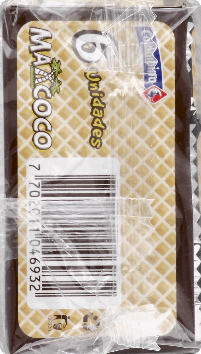 slide 5 of 5, Colombina Bridge Sugar Wafer Max Coco, 8.8 oz