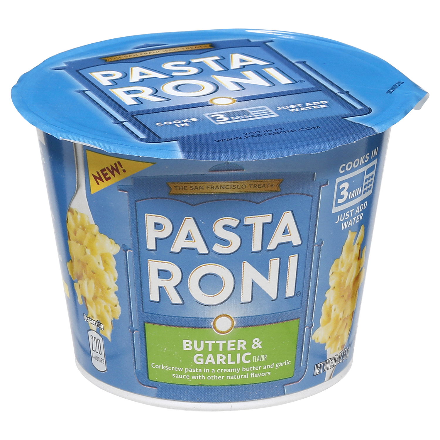 slide 1 of 3, Pasta A Roni Pasta Roni Pasta Mix Butter & Garlic 2.15 Oz, 2.15 oz