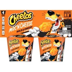 Cheetos Bold & Cheesy Flavor Mac'n Cheese 4 - 2.32 oz Packages