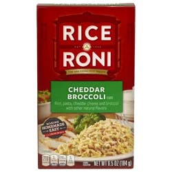 Rice-A-Roni Rice Pasta Cheddar Broccoli Flavor 6.5 Oz