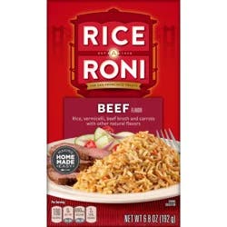Rice Roni Rice A Roni Rice Vermicelli Beef Flavor - 6.8 oz