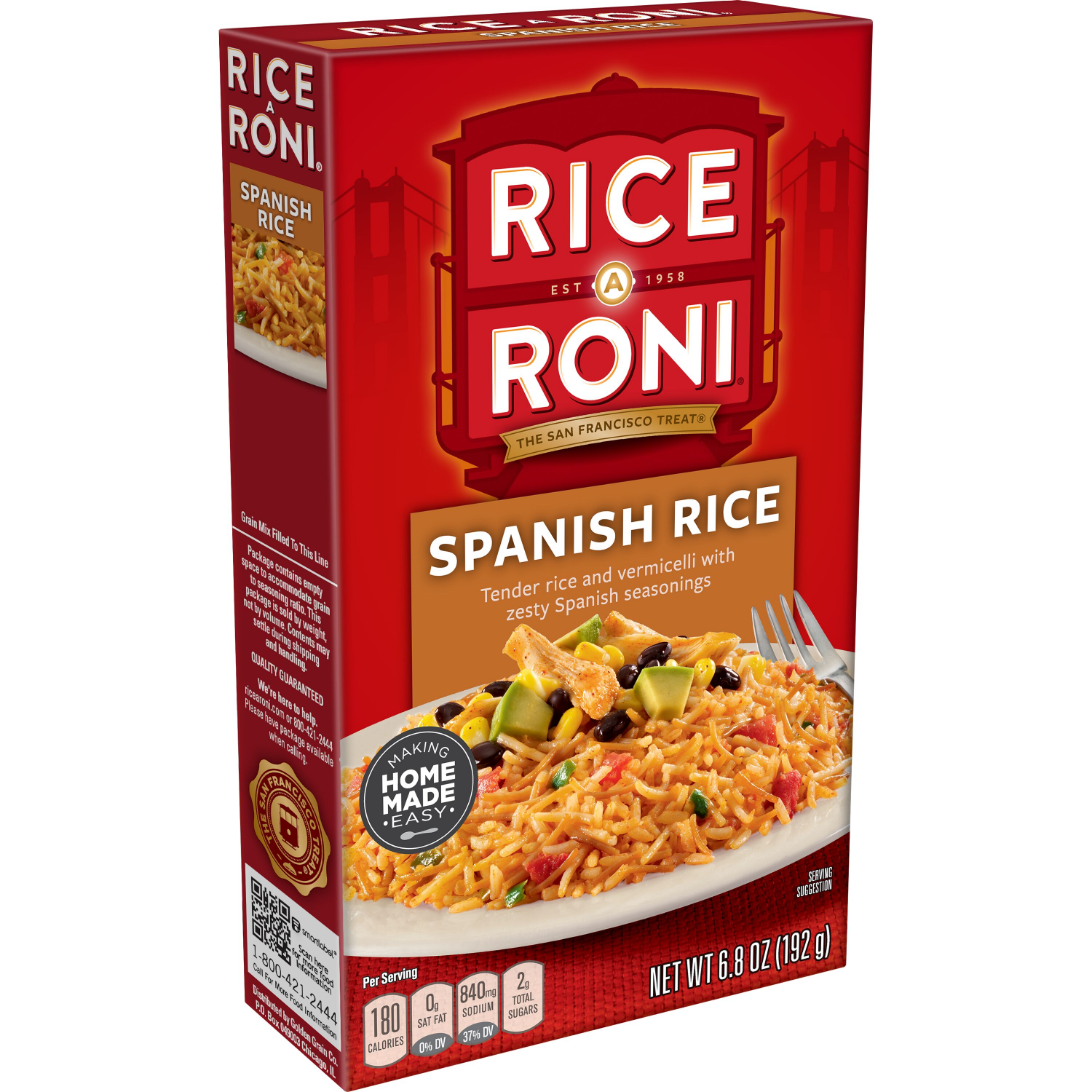 slide 2 of 2, Rice a Roni Spanish Rice 6.8 Oz, 6.8 oz