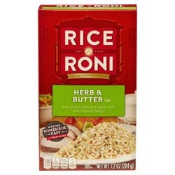 Rice-A-Roni Rice A Roni Rice Pasta Herb & Butter Flavor 7.2 Oz