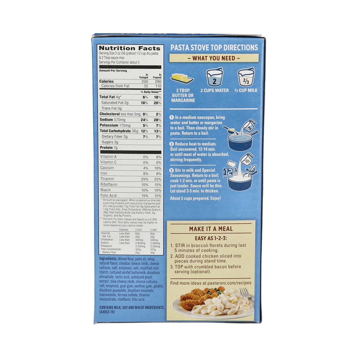 slide 2 of 2, Pasta Roni - Shells And White Cheddar Pasta (6.2 Oz), 6.2 oz