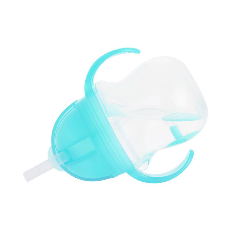 slide 3 of 7, Munchkin Click Lock Weighted Straw Trainer Cup - 7oz - Blue, 7 oz