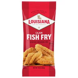 Louisiana Fish Fry Products Seafood Cajun Fish Fry Seafood Breading Mix 10 oz