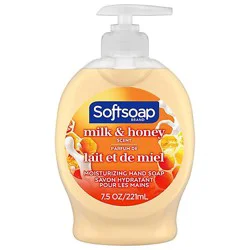 Softsoap Liquid Hand Soap Pump Milk & Golden Honey - 7.5 Fl. Oz.