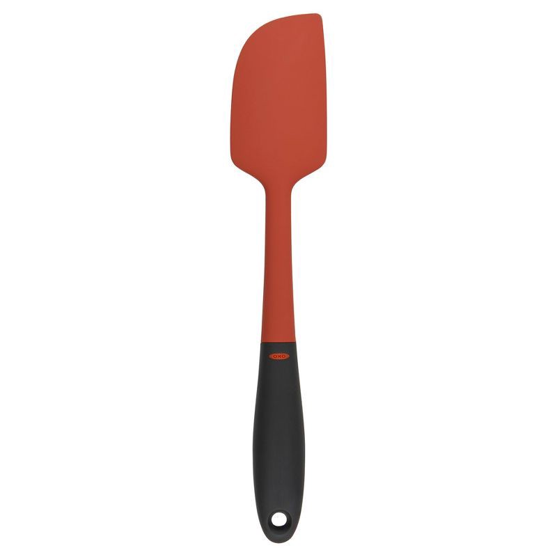 slide 1 of 5, OXO Silicone Spatula Red, 1 ct
