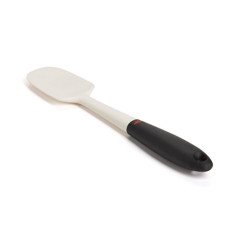 slide 2 of 3, OXO Silicone Spoon Spatula White, 1 ct