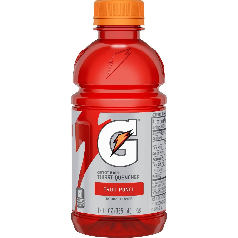 Gatorade 18 Pack Thirst Quencher 18 - 12 fl oz Bottles 18 ct; 12 fl oz ...