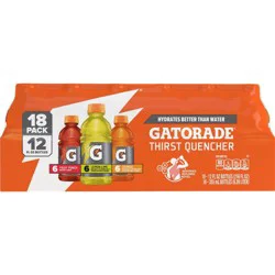 Gatorade Mixed Flavors Sports Drink - 18pk/12 fl oz Bottles