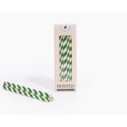 Hosted Compostable Printed Paper Straws - 50ct