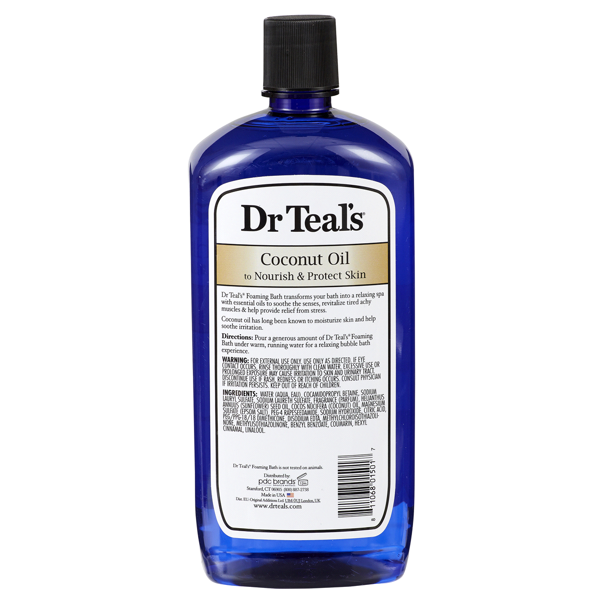slide 2 of 2, Dr Teal's Pure Epsom Salt Foaming Bath, 34 fl oz