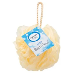 Signature Select/care Bath Poof Mesh - Each