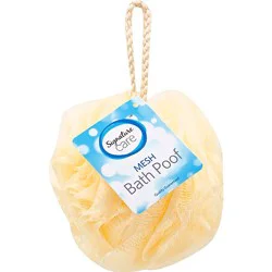 Signature Select/care Bath Poof Mesh - Each
