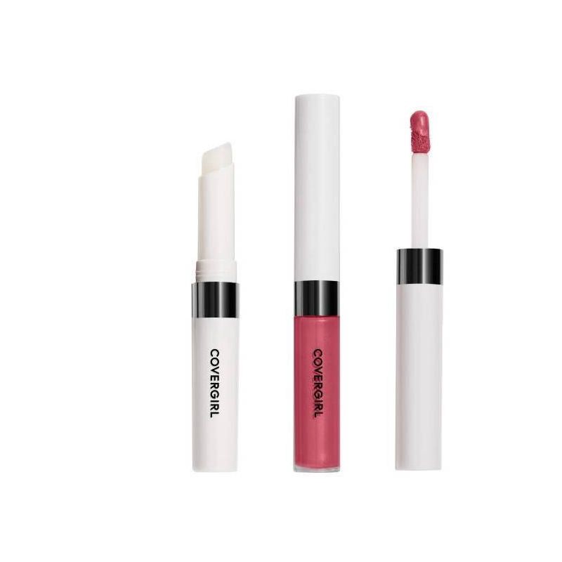 slide 7 of 8, COVERGIRL Outlast All-Day Lip Color with Topcoat - Dusty Rose 530 - 0.13oz, 0.13 oz