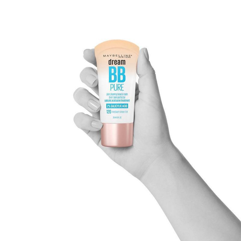 slide 6 of 6, Maybelline Dream Pure BB Cream - 120 Medium - 1 fl oz, 1 fl oz