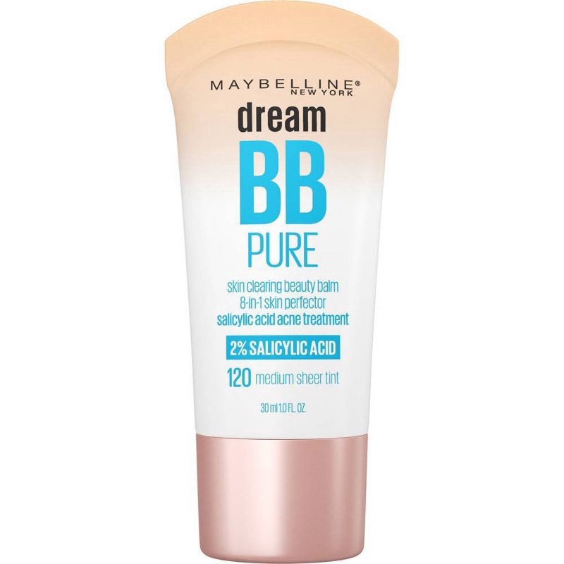 slide 1 of 6, Maybelline Dream Pure BB Cream - 120 Medium - 1 fl oz, 1 fl oz