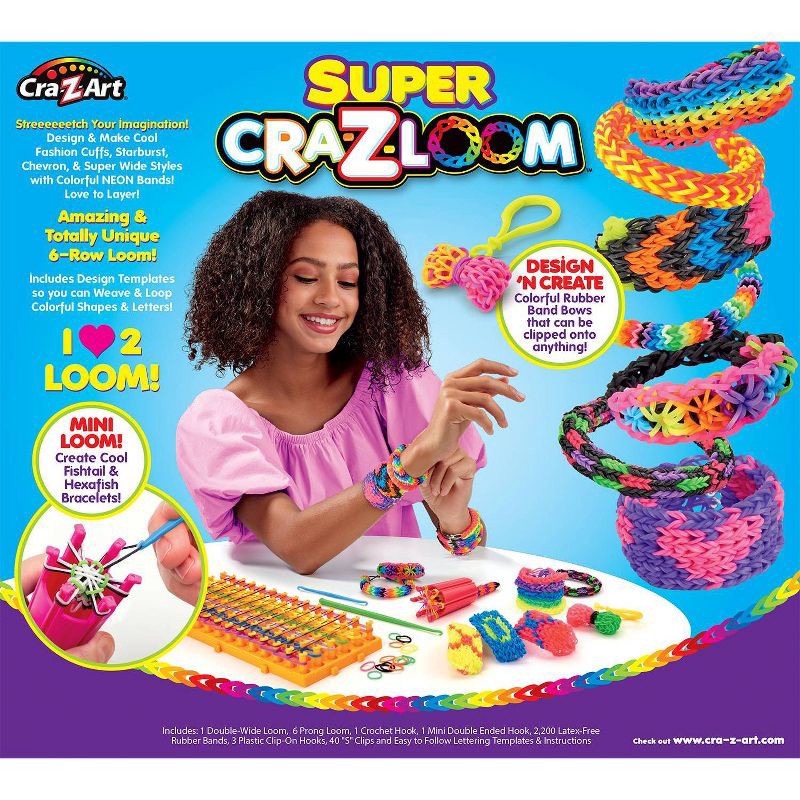 slide 5 of 8, Cra-Z-Loom Super Loom, 1 ct