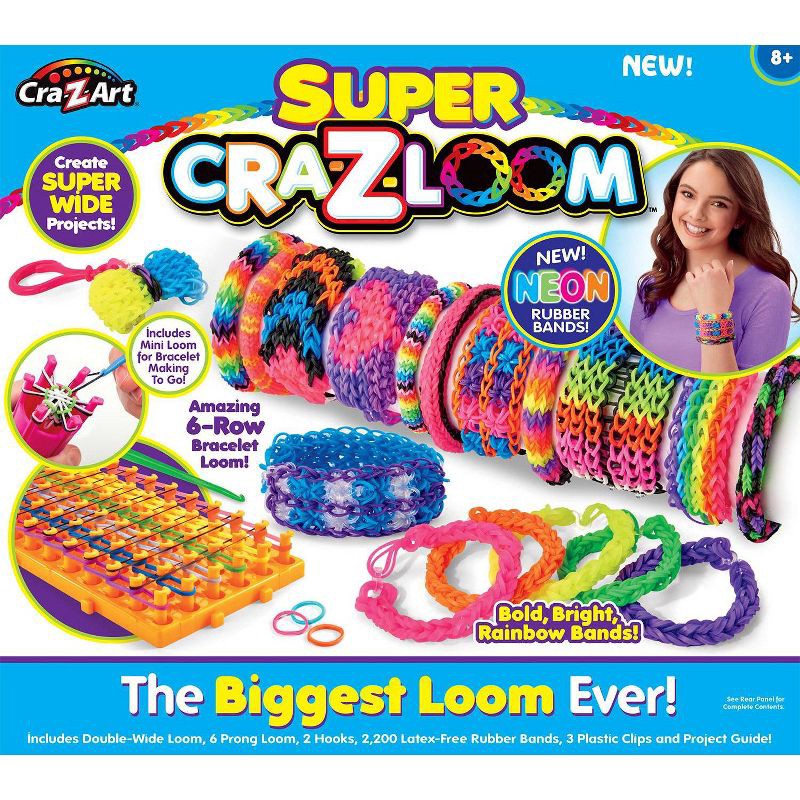 slide 1 of 8, Cra-Z-Loom Super Loom, 1 ct