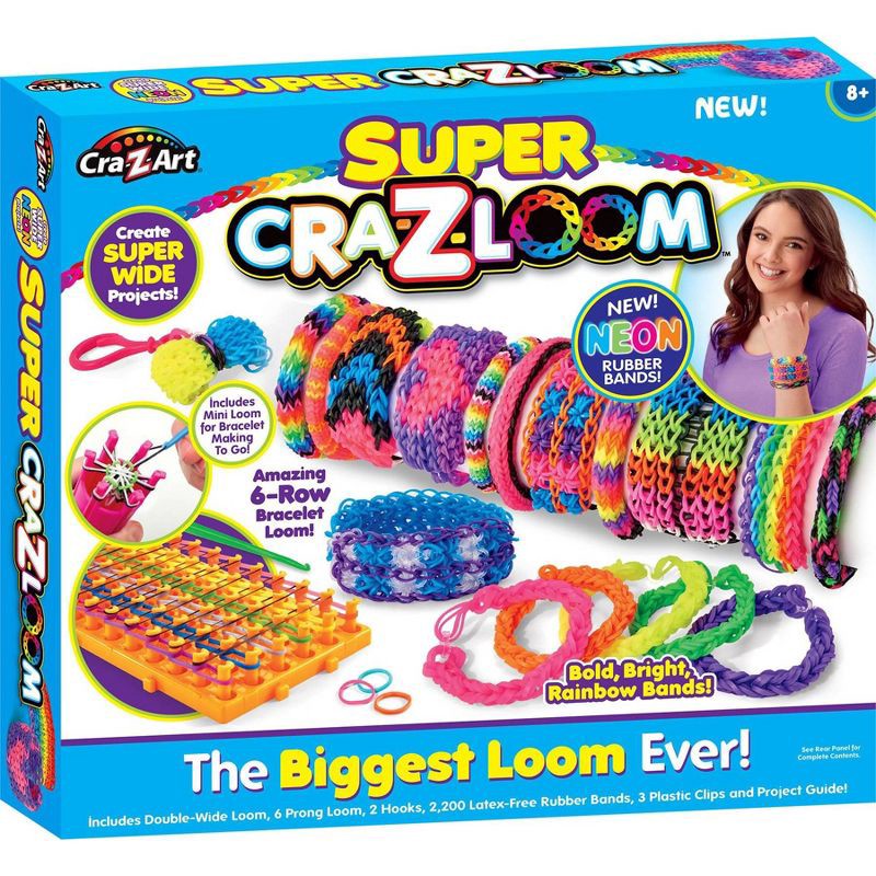 slide 2 of 8, Cra-Z-Loom Super Loom, 1 ct