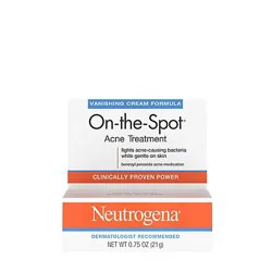 Neutrogena On-The-Spot Acne Treatment Maximum Strength Vanishing Cream Formula - 0.75 Oz