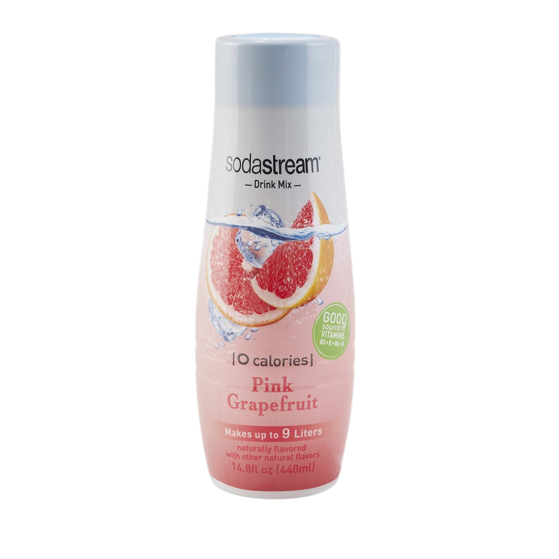 slide 1 of 3, SodaStream Pink Grapefruit Zero Calorie Flavor Sodamix - 440ml, 440 ml