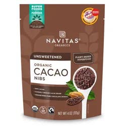 Navitas Organics Unsweetened Cacao Nibs - 4oz