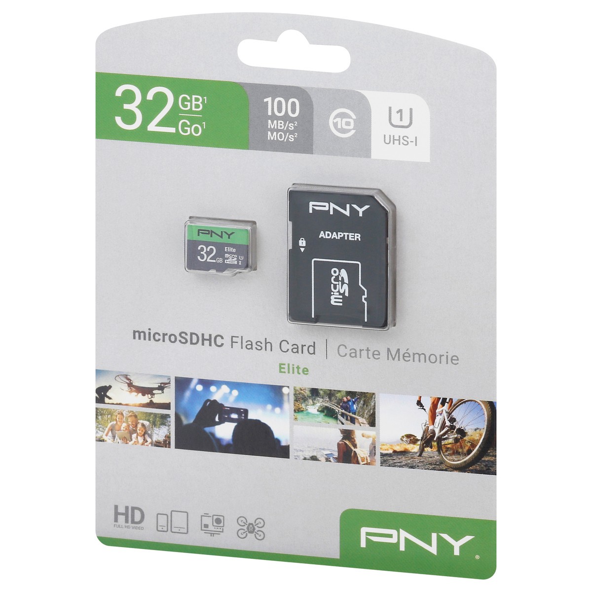 slide 9 of 9, PNY 32 GB MicroSDHC Elite Flash Card 1 ea Card, 1 ct