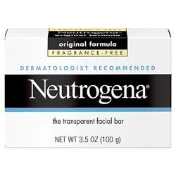 Neutrogena Facial Bar Original Formula Fragrance-Free - 3.5 Oz