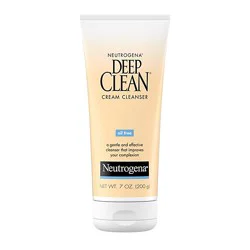 Neutrogena Deep Clean Cream Cleanser Oil Free - 7 Oz